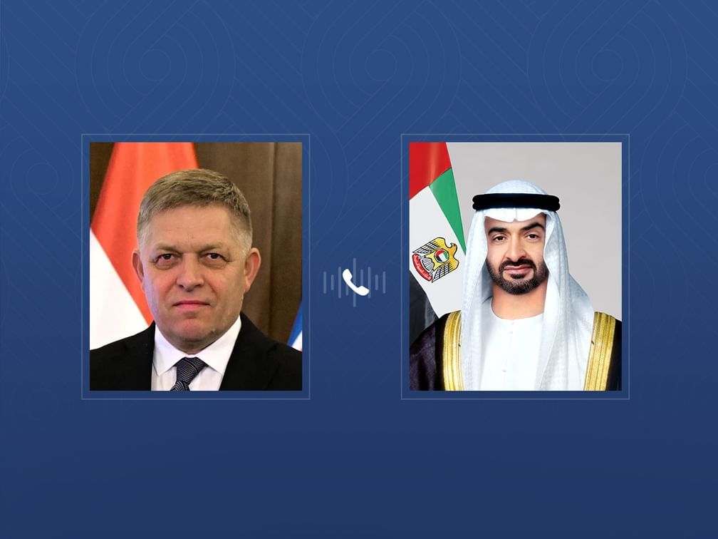 UAE President, Prime Minister of Slovakia discuss bilateral ties, regional developments