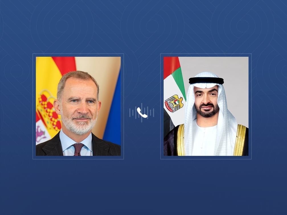 In phone call with UAE President, King of Spain condemns Iranian attacks against the UAE and other countries in the region