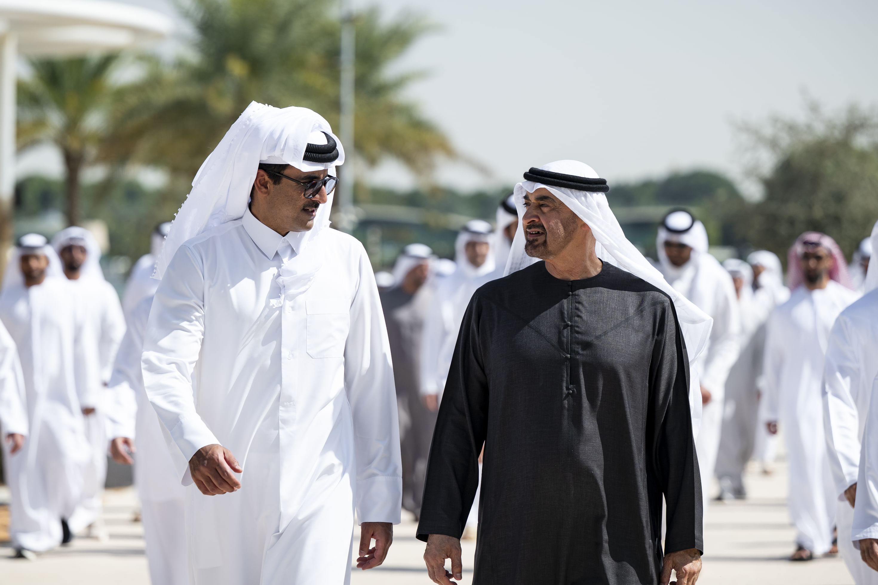 UAE President and Emir of Qatar discuss fraternal ties and regional developments