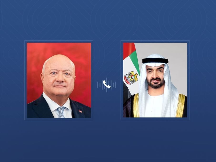 UAE President receives phone call from Austrian Federal Chancellor on regional escalation