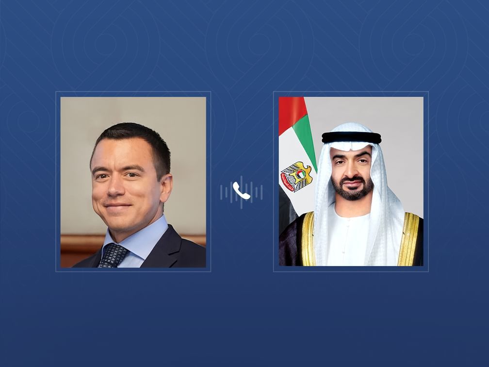 President of Ecuador affirms solidarity with the UAE in phone call with UAE President