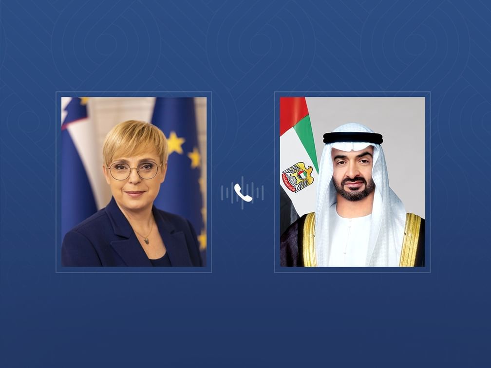 رئيس الدولة ورئيسة سلوفينيا يبحثان هاتفياً علاقات التعاون والتطورات الإقليمية